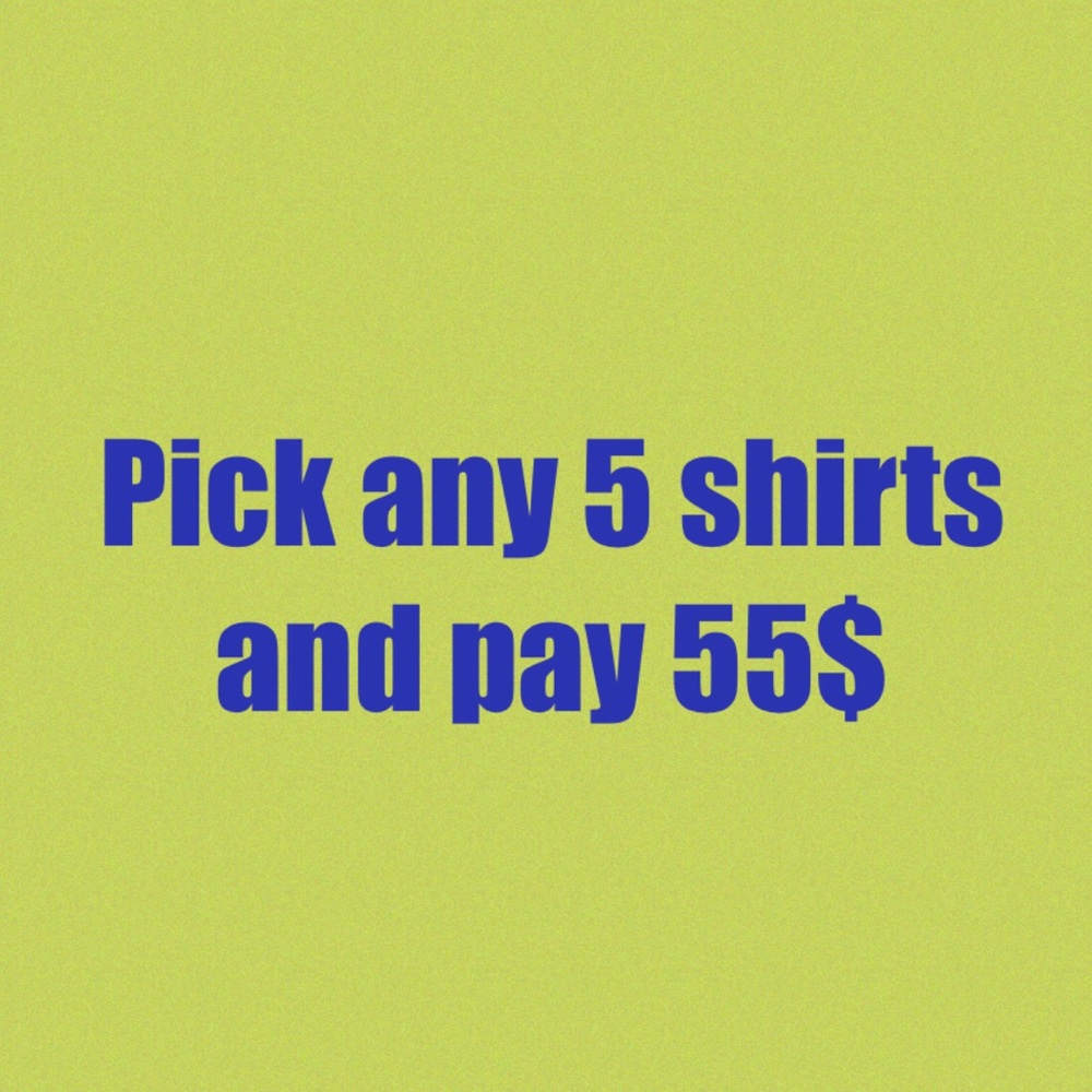 Any t shirts for 55$ - Picture 1 of 1